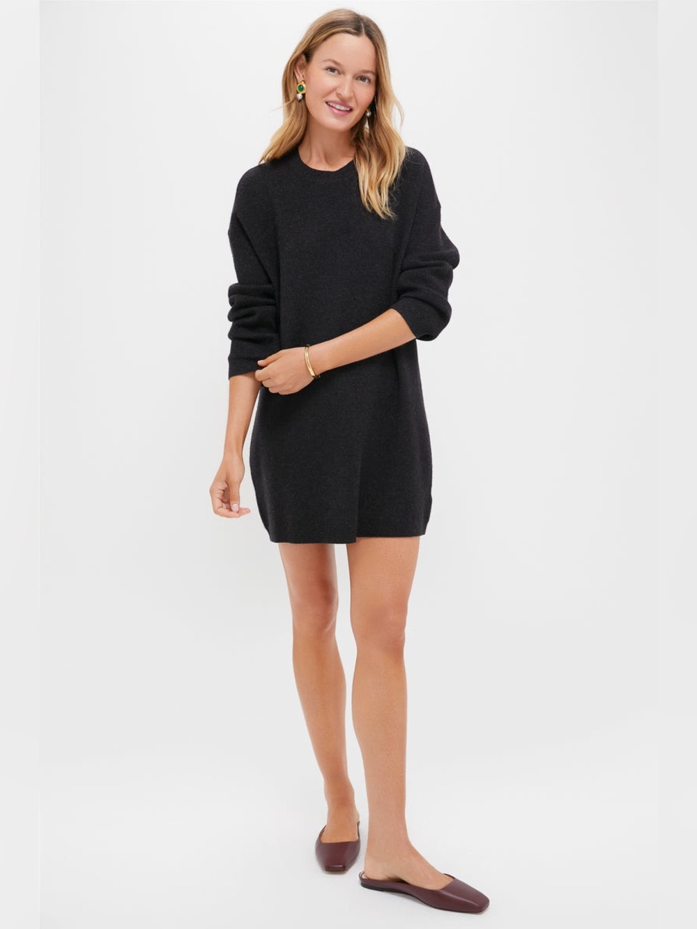 Tuckernuck Pomander Place Vivianne Crew Sweater Mini Dress Small